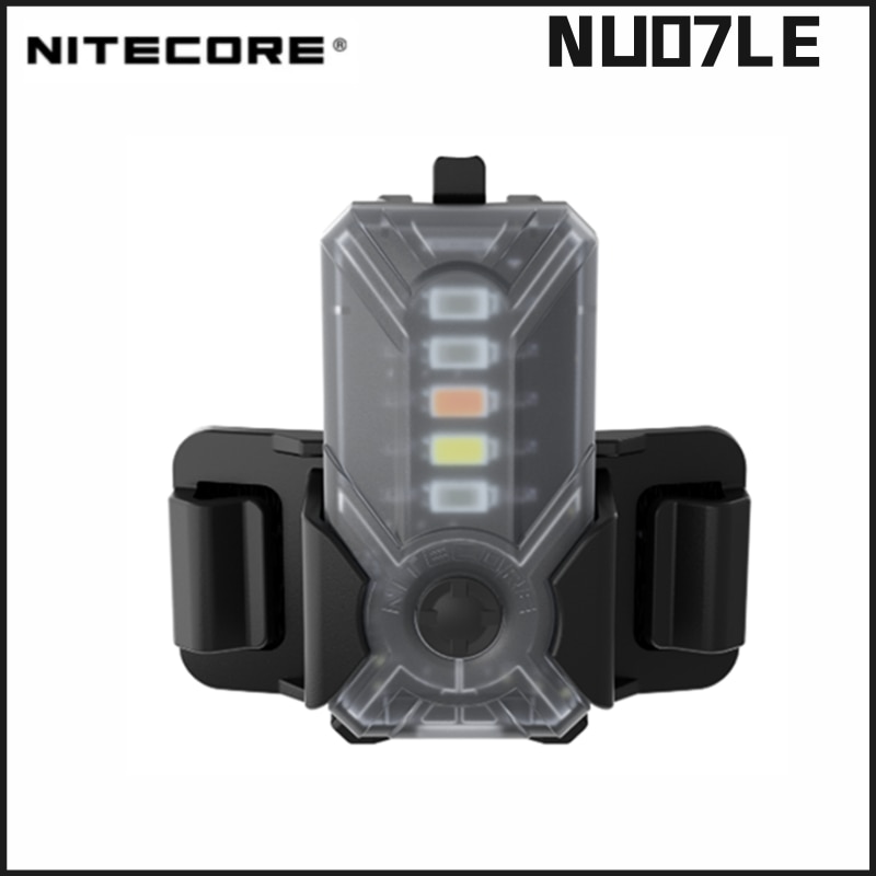 NITECORE NU07LE SignalLamp 5 x 고성능 led 충전식 아크 레일 어댑터 법 집행 Verison